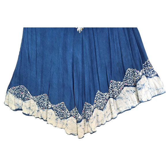 Riviera Sun ~Woman Plus Sizw 2X~ Blue Embroidered Sequin Maxi Flare Dress NWT. - Picture 6 of 15